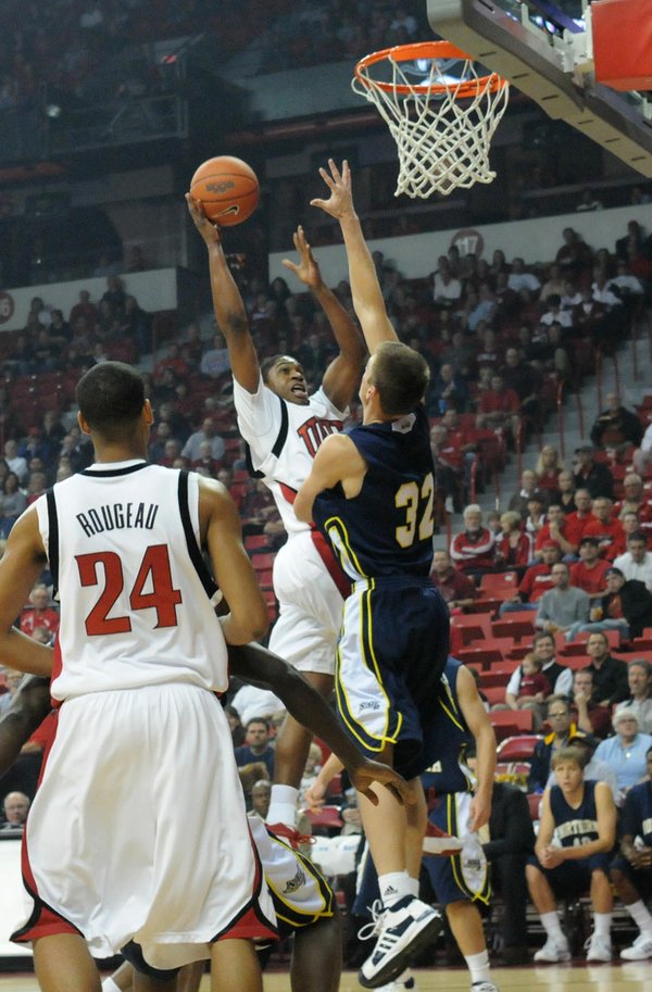 First half action from Thursday night's Rebels basketball game. At ...