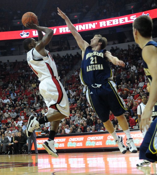 First half action from Thursday night's Rebels basketball game. At ...