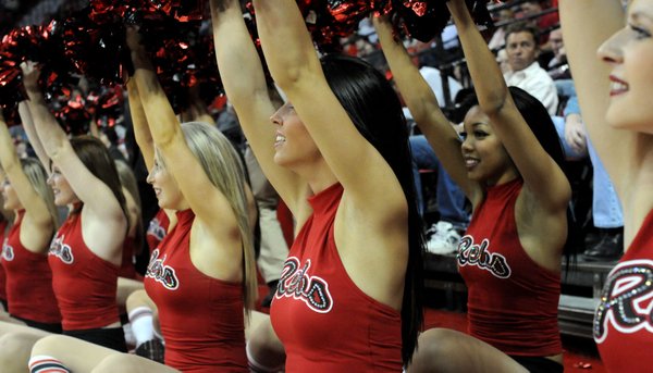 Fans weren't the only ones cheering for the Rebels Thursday ...