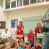 Metro Police officer DuWayne Layton tells students a story about when he wasn't responsible during a discussion on life skills at Kahre Elementary School.