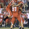 Utah players celebrate during a win against Oregon State on Oct. 2. If Utah beats BYU on Saturday, t