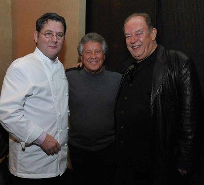 Life in the fast lane: Charlie Trotter, Mario Andretti and Robin Leach.