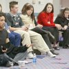Alex Bayless, a student at Eldorado High School, speaks during a session of the Sun Youth Forum at t