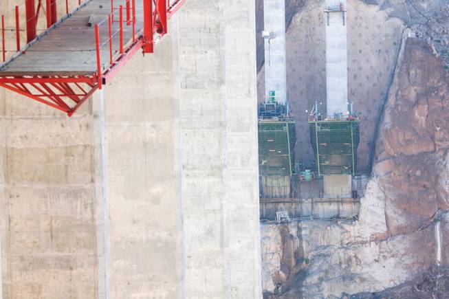 Hoover Dam bypass bridge project