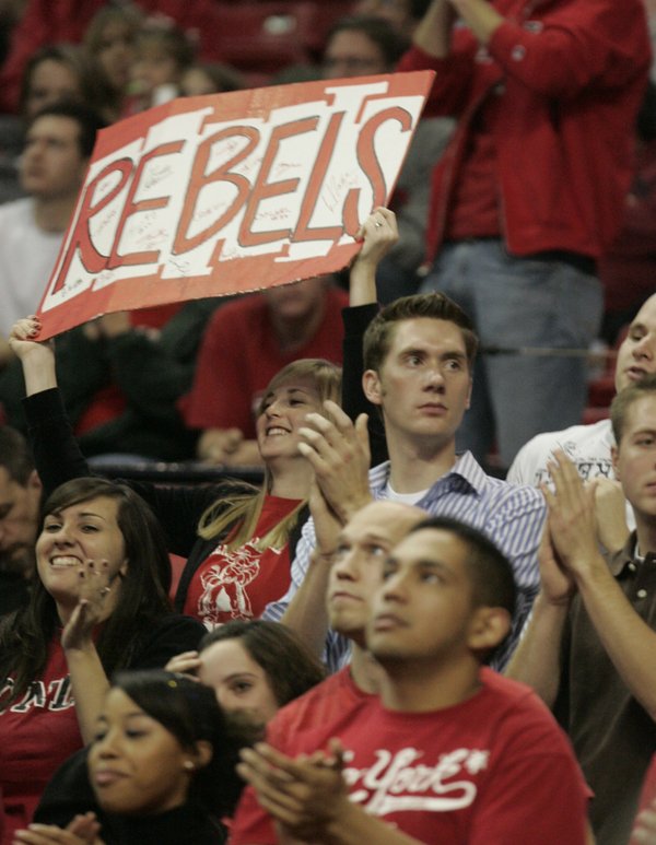 UNLV fans cheer as the Rebels make a comeback against ...