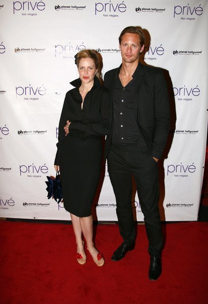 Kristen Bauer and Alexander Skarsgard of True Blood.