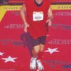 Boulder City resident crosses the finish line in last year's Las Vegas Marathon.