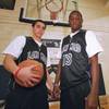 Lake Mead Christian Academy guards Dequan Thompson, right and Landon Littlefield have both made verb