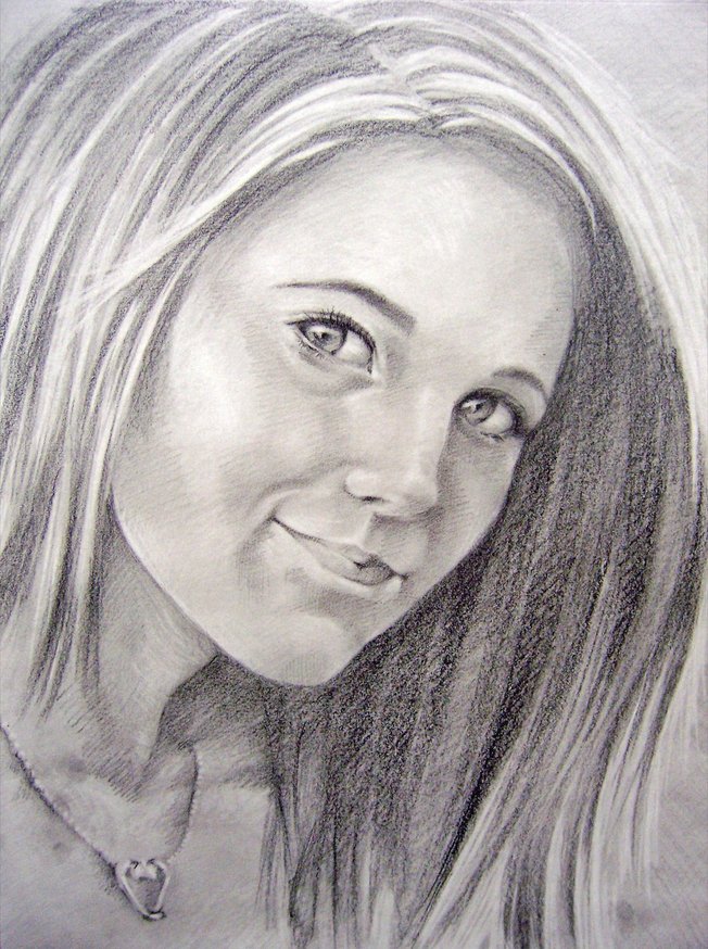 Artist's portrait of Olivia "Lynn" Brandise Hyten, a Coronado High School sophomore who died Nov. 15 after a rollover crash.