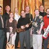 The Shabbatones are, back row from left, Eddie Birch, Shawn Bailey, Ira Spector and Brad Torchin. In front are Philip Goldstein, Glori Rosenberger, Jay Poster, Mike Adler and Bruce Gellar