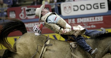 Scenes from Saturday night's action of the 50th anniversary of NFR at the Thomas & Mack Center.