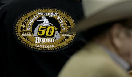 Scenes from Saturday night's action of the 50th anniversary of NFR at the Thomas & Mack Center.