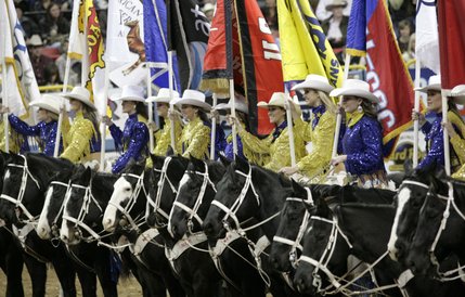 Scenes from Saturday night's action of the 50th anniversary of NFR at the Thomas & Mack Center.