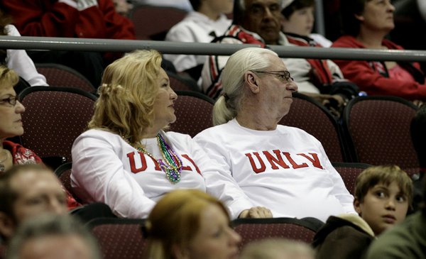Fans watch the action at the Orleans Arena where UNLV ...