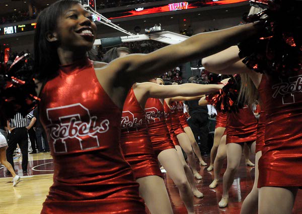 The Rebel girls get the crowd excited at the Orleans ...