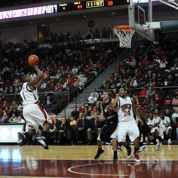 Wink Adams pulls up for a jump shot at the ...