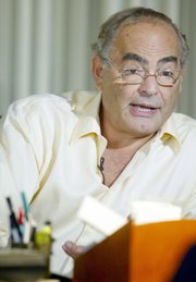 Phil Ruffin, owner of the New Frontier, speaks during an interview on Tuesday, Oct. 21, 2003.