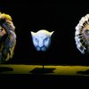 Masks from "The Lion King" are on display during a recent sneak peak at preparations for Disney's full-length production at Mandalay Bay. Previews begin April 22, and opening day is May 2. Disney could bring other productions here if this classic succeeds. 