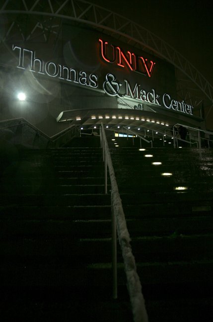 UNLV returned to the Thomas & Mack Center on a snowy Wednesday night. The Rebels defeated Santa Clara 78-66.