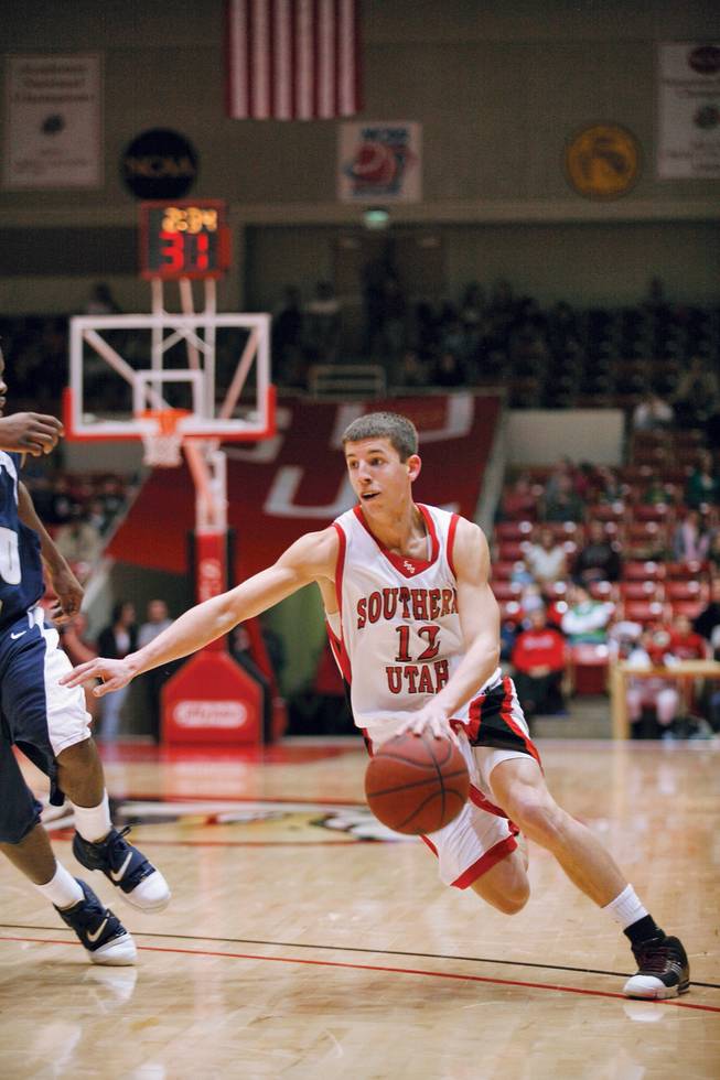 Mike Josserand, a 2007 Centennial graduate, now plays basketball for Southern Utah and will return to the valley to take on UNLV this week.