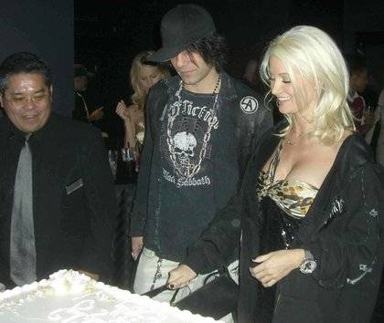 Criss Angel and Holly Madison. 