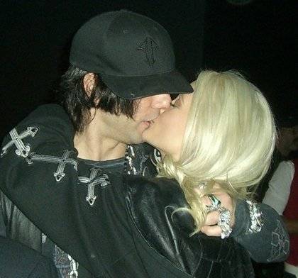 Criss Angel and Holly Madison.