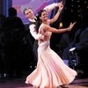 TV personality Brooke Burke dances Season 7's finale of Dancing With the Stars with partner Derek Hough. The couple won the mirror-ball trophy.
