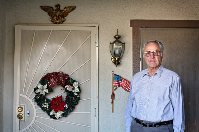 Frank Perna at his home in Las Vegas. 