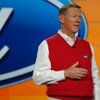 Ford president and chief executive officer Alan Mulally delivered Thursday night's keynote address at the 2009 Consumer Electronics Show. Mulally introduced the next generation of Sync, along with other in-vehicle technologies. 