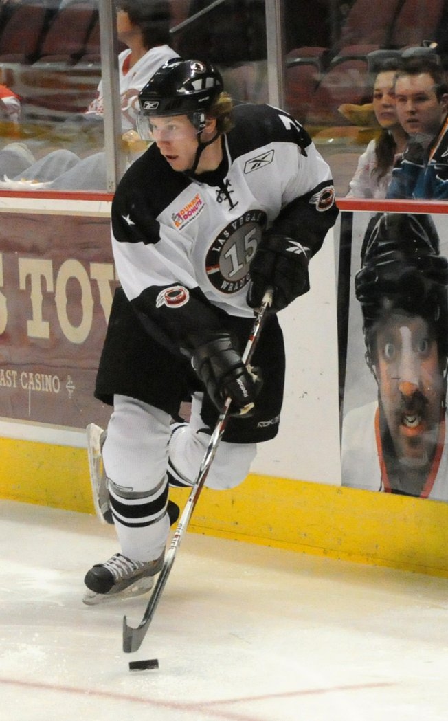 Las Vegas Wranglers' forward Kelly Czuy.