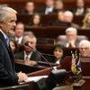 Nevada Gov. Jim Gibbons delivers his State of the State address in Carson City. 