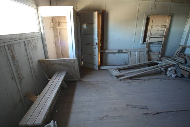 The interior of the Doll House, above, the second of two buildings at the ranch site, is filled with debris. In 2007, city officials asked the state for $8 million to rebuild the site. They were denied.