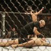 Lyoto Machida celebrates after knocking out Thiago Silva in the final seconds of the first round of their bout at UFC 94 on January 31, 2009 at the MGM Grand Garden Arena.