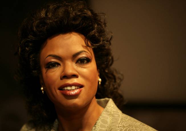 The Oprah Winfrey figure at Madame Tussauds Wax Museum Las Vegas.