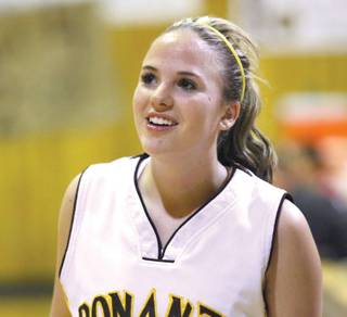 Bonanza senior guard Christin Figgins, a four-year varsity performer, is averaging 15 points and five assists per game to lead the Bengals to a 19-2 record.