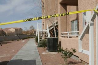 North Las Vegas police say a man and a woman were found dead Friday morning after a domestic dispute and standoff with officers.