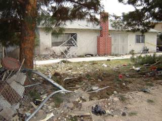 A 17-year-old driver was killed when he crashed a car into a house at 1823 Dartmouth in northeast Las Vegas.