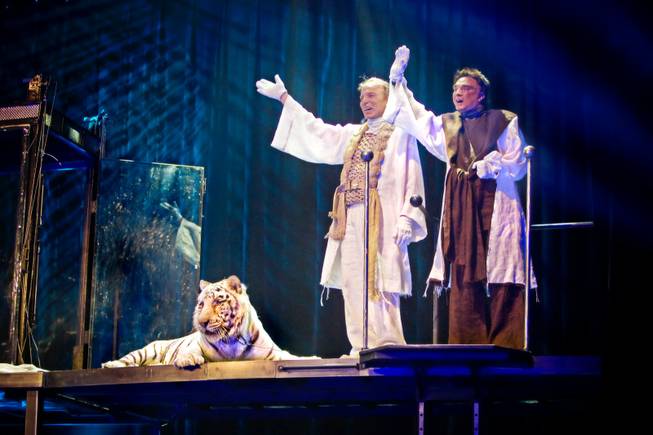 Siegfried & Roy with Montecore
