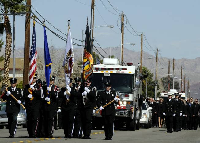 Veteran firefighter funeral