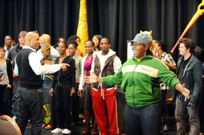 Lion King rehearsals