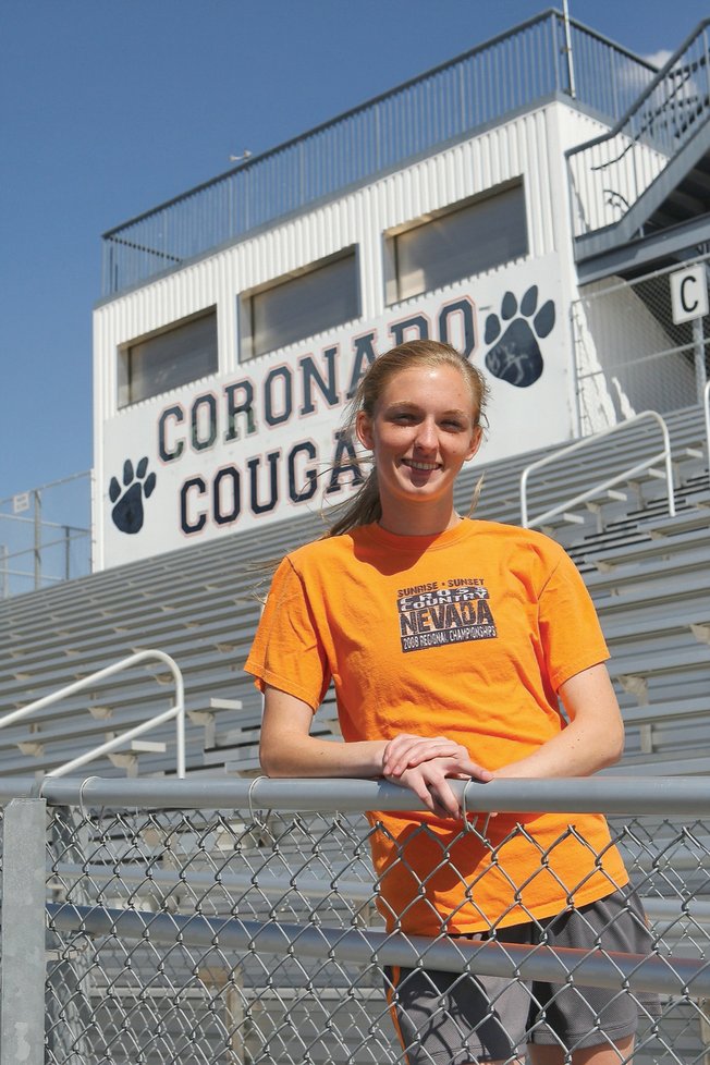 Senior Michaelanne Laurent, the defending Sunrise Regional cross-country champion, has her sights on winning the 2009 State Championship for Coronado High School.  Following graduation, Laurent plans to continue competing in the 800m, 1600m and 3200m at Brigham Young University.