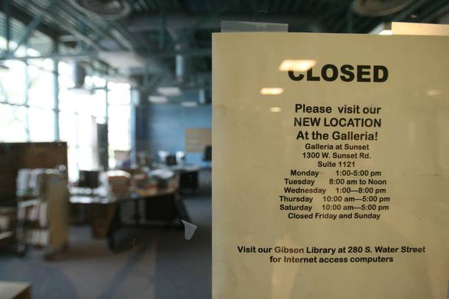 The Henderson Library Board voted March 19 to permanently close the Pittman Branch located near Boulder Highway and Sunset Road at 1608 Moser Drive.