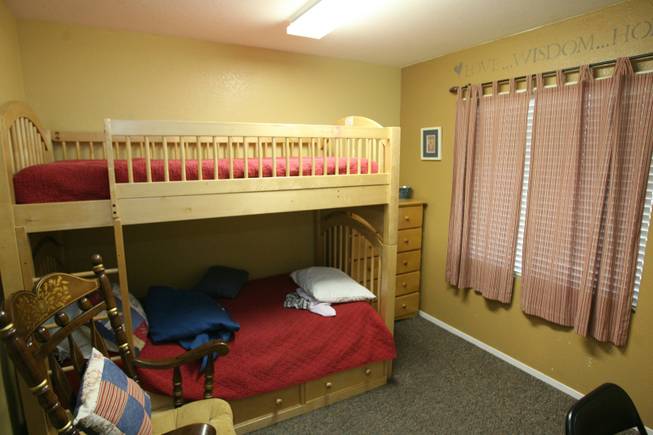 A view inside the S.A.F.E. House domestic violence shelter. Shelter workers say that despite an increase in reports of domestic violence, they are worried because shelter population numbers aren't rising at the same rate.