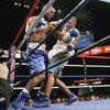 
Bernard Hopkins, left, and Winky Wright exchange blows during their light heavyweight fight in July 2007 at the Mandalay Bay Events Center. It was the last professional fight for Wright, who returns to the ring April 11 to face Paul Williams. 