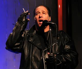 Andrew Dice Clay at Sushi Samba's SugarCane Live! lounge in the Palazzo.