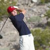 Coronado freshman A.J. McInerney tees off on the 16th hole Tuesday during a match against Centennial at Anthem Country Club.