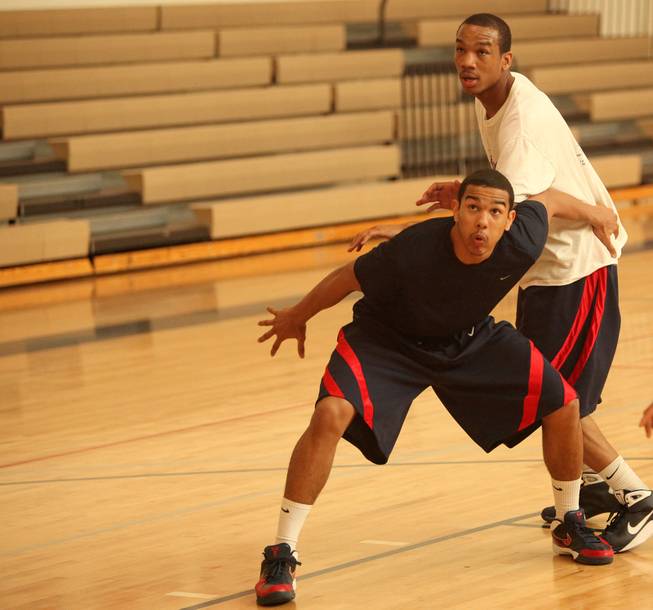 Cory Joseph during a recent practice at Findlay Prep. 