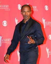 Jamie Foxx at the Academy of Country Music Awards at MGM Grand Garden Arena in Las Vegas on April 5, 2009.  