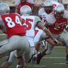 Chris Brogdon runs with the ball Friday as UNLV plays its annual spring game at Sam Boyd Stadium.