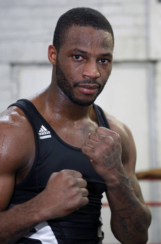 IBF light heavyweight champion Chad Dawson poses during a workout at Johnny Tocco's boxing gym Monday, April 20, 2009. Dawson will defend his title May 9 when he faces Antonio Tarver for a rematch in The Joint at the Hard Rock.